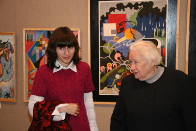 Т.Туркулец с Генеральным директором Музея Л.В.Шапошниковой
